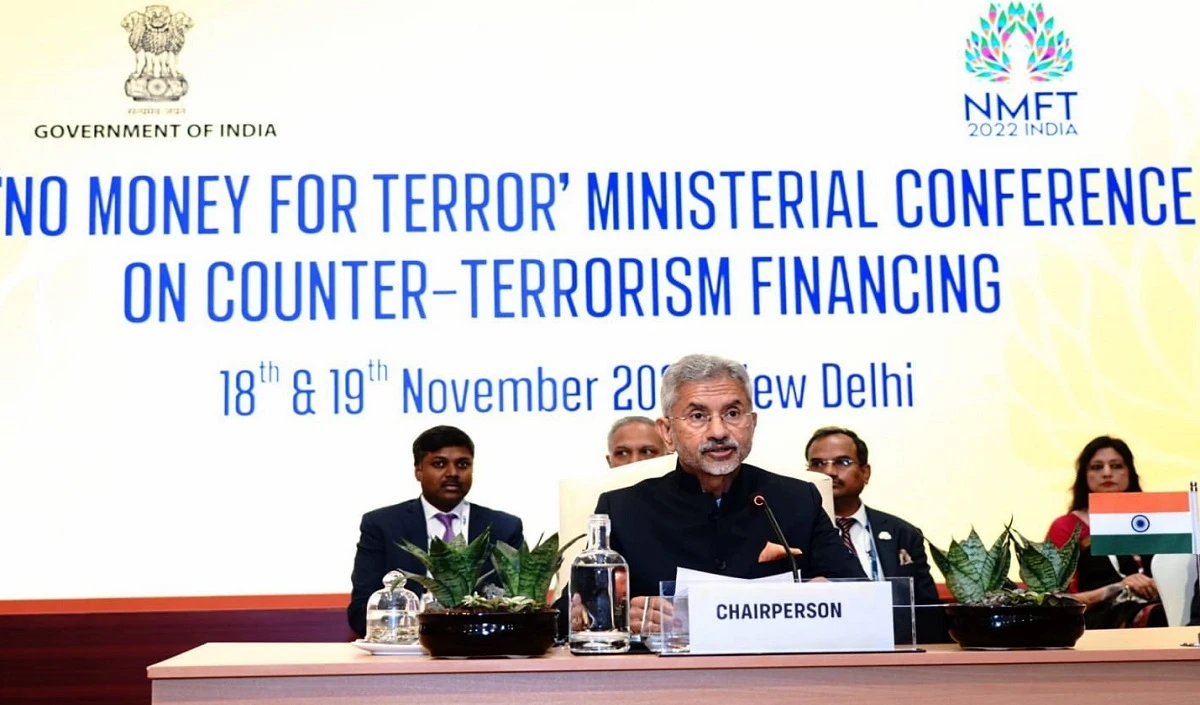 No Money For Terror सम्मेलन में बोले विदेश मंत्री, आतंकवाद के खिलाफ लड़ाई में अंतर्राष्ट्रीय समुदाय का एक साथ आना महत्वपूर्ण