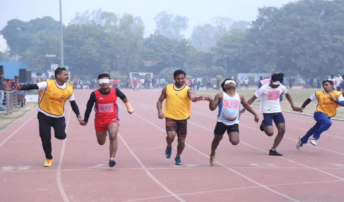 राष्ट्रीय चैम्पियनशिप की तैयारियों में जुटे भारतीय दृष्टिबाधित एथलीट