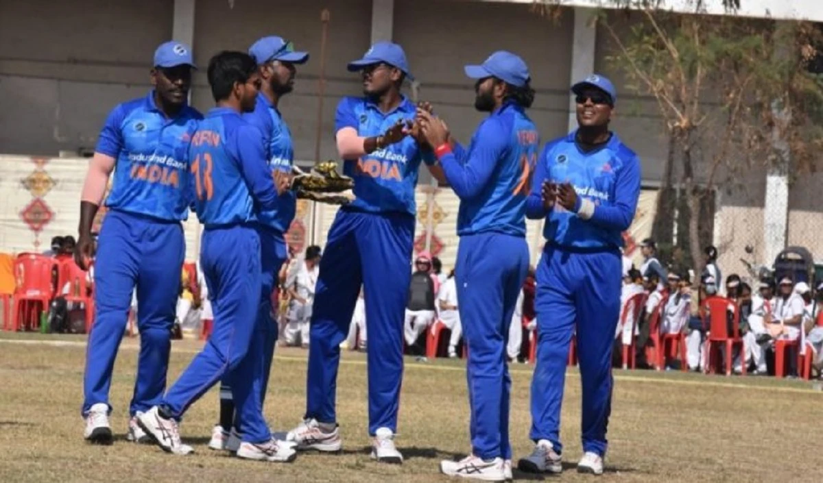 भारत ने दृष्टिबाधित टी20 क्रिकेट विश्व कप में बांग्लादेश को सात विकेट से हराया