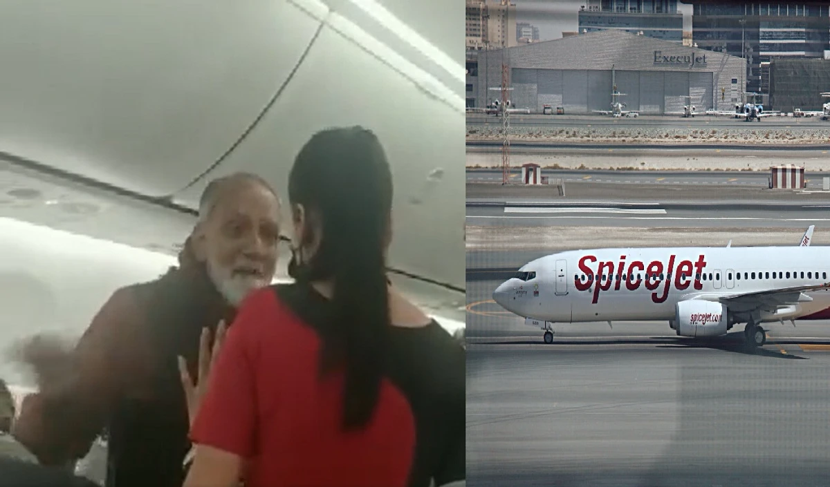 Spicejet ने 2 यात्रियों को विमान से उतारा,  केबिन क्रू के साथ दुर्व्यवहार करने का आरोप