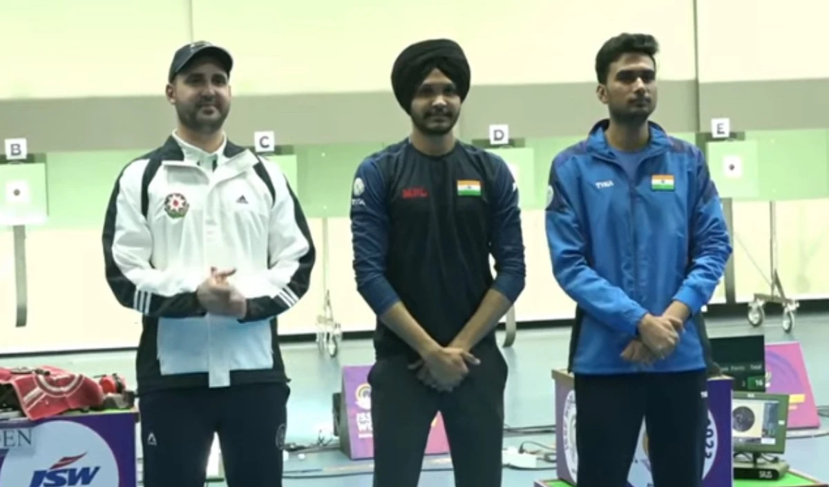 सरबजोत सिंह को Shooting World Cup में एयर पिस्टल में स्वर्ण , महिलायें चूकी