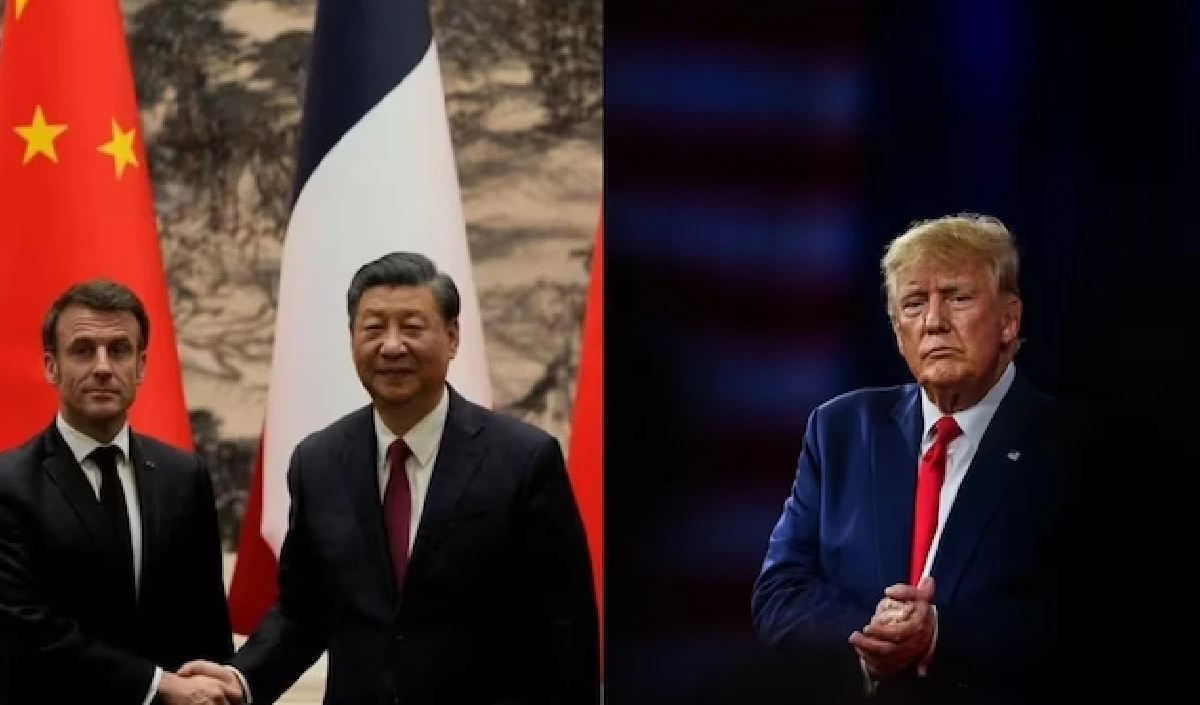 Macron kissing Jinping’s ass: ट्रंप का फ्रांस के राष्ट्रपति को लेकर विवादित बयान, कहा- जिनपिंग की गुलामी कर रहे मैक्रों
