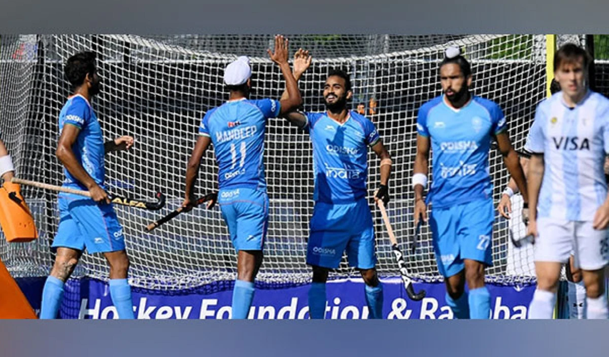 FIH Pro League Hockey: भारत ने अर्जेटीना को 2 -1 से हराया