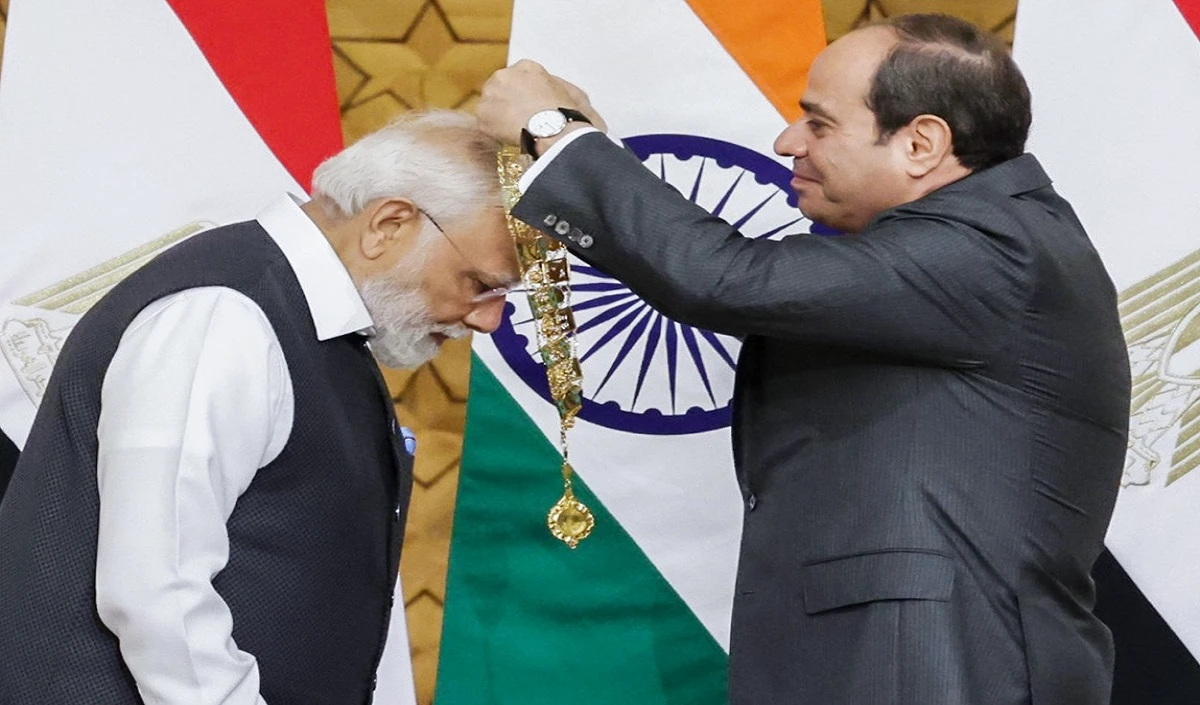 International awards received by PM Modi: मोदी विरोधियों को मुस्लिम मिस्र का करारा जवाब, अब तक मिल चुके हैं इन देशों के सर्वोच्च राजकीय सम्मान