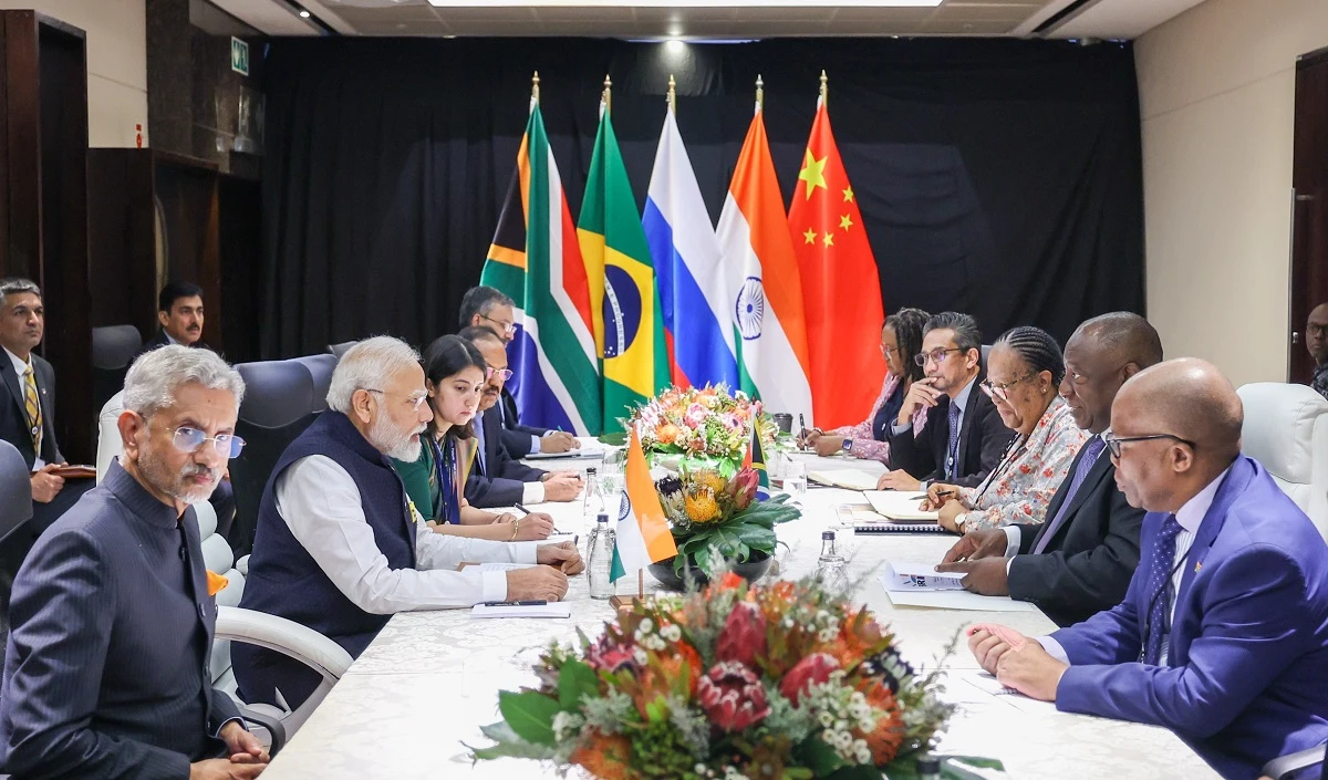 15th BRICS Summit: ग्लोबल साउथ की आवाज़ को मजबूत करने के लिए मिलकर करते रहेंगे काम,  सैंडटन कन्वेंशन सेंटर में PM मोदी