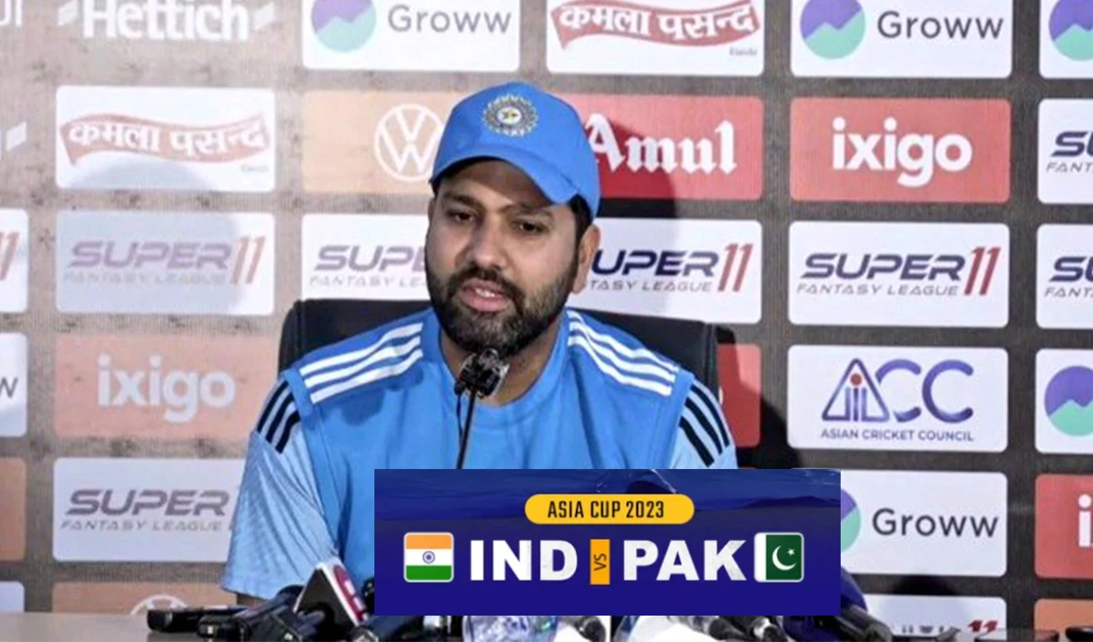 IND vs PAK: रोहित शर्मा हुए मीडिया से मुखातिब, कहा- ‘पाकिस्तान के पेस गेंदबाजों से निपटने के लिए तैयार’