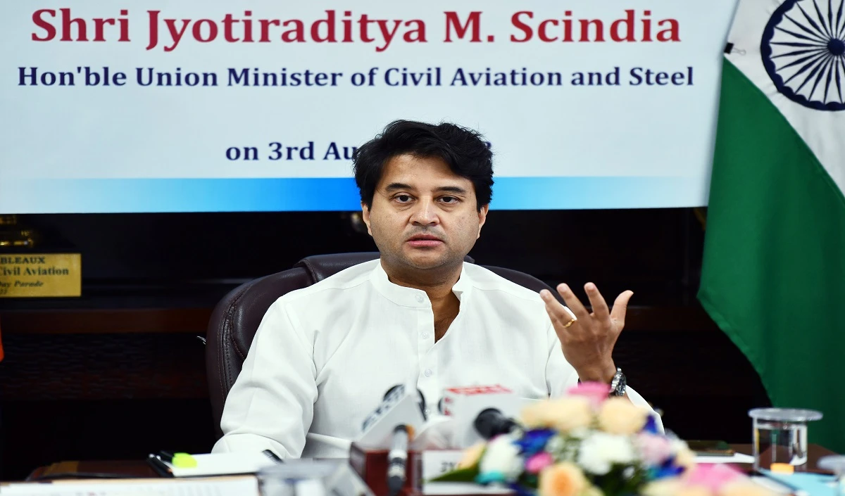 Jyotiraditya Scindia ने Teju Airport के नए टर्मिनल का किया उद्घाटन, तीन नए हवाई मार्गों का परिचालन शुरू होने का किया ऐलान