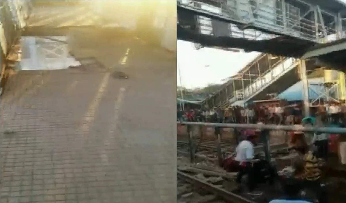 दिल्ली में फुटओवर ब्रिज का हिस्सा गिरा, कोई हताहत नहीं