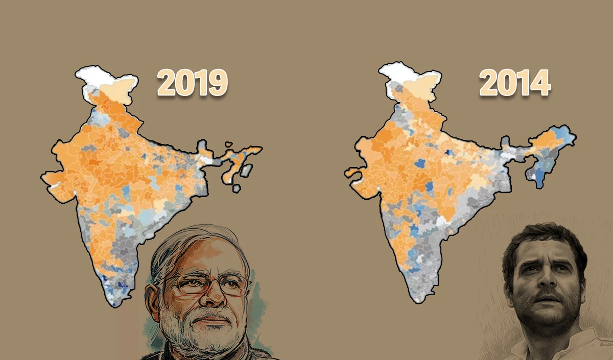 Loksabha Election 2024: बंटा हुआ विपक्ष, बीजेपी का प्रचंड होता दायरा, आंकड़ों से समझें आगामी आम चुनाव का गुणा-गणित