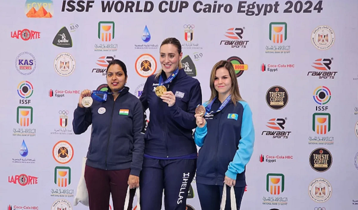 निशानेबाज अनुराधा देवी ने ISSF World Cup पदार्पण में जीता रजत पदक