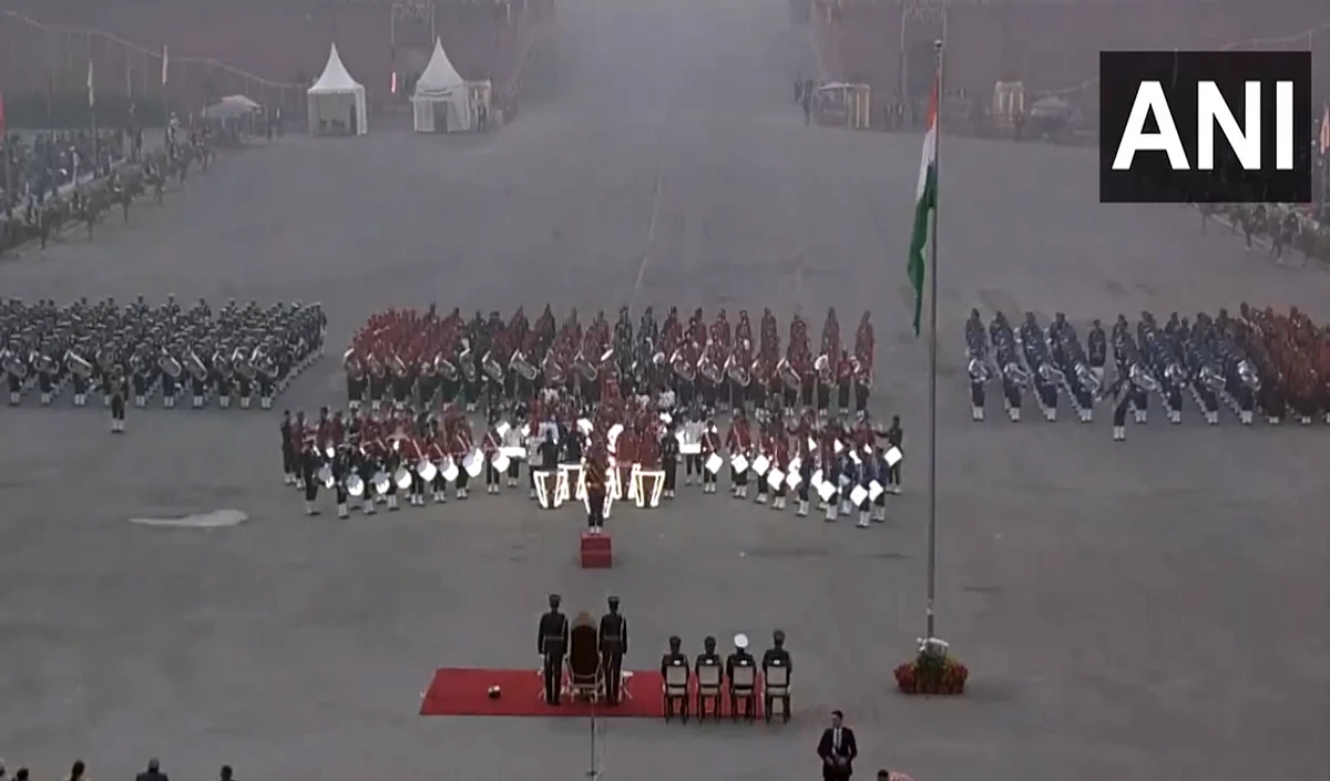 Beating Retreat के साथ दिल्ली में गणतंत्र दिवस समारोह का समापन, राष्ट्रपति और प्रधानमंत्री हुए शामिल