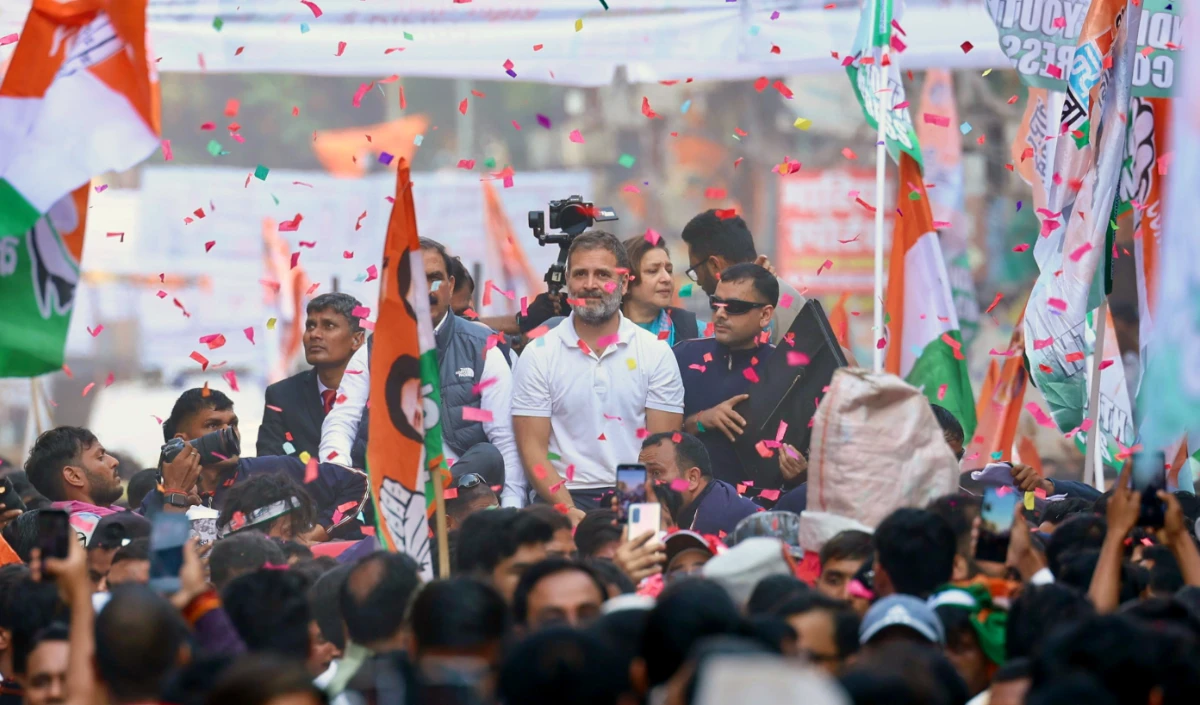 Bharat Jodo Nyay Yatra | राहुल गांधी ने प्रियंका गांधी वाड्रा के साथ यूपी के मुरादाबाद से भारत जोड़ो न्याय यात्रा फिर से शुरू की