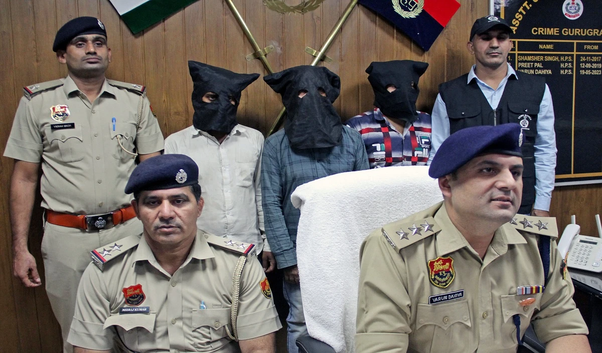 Gurugram Police ने अपहृत युवक को बचाया, तीन लोग गिरफ्तार