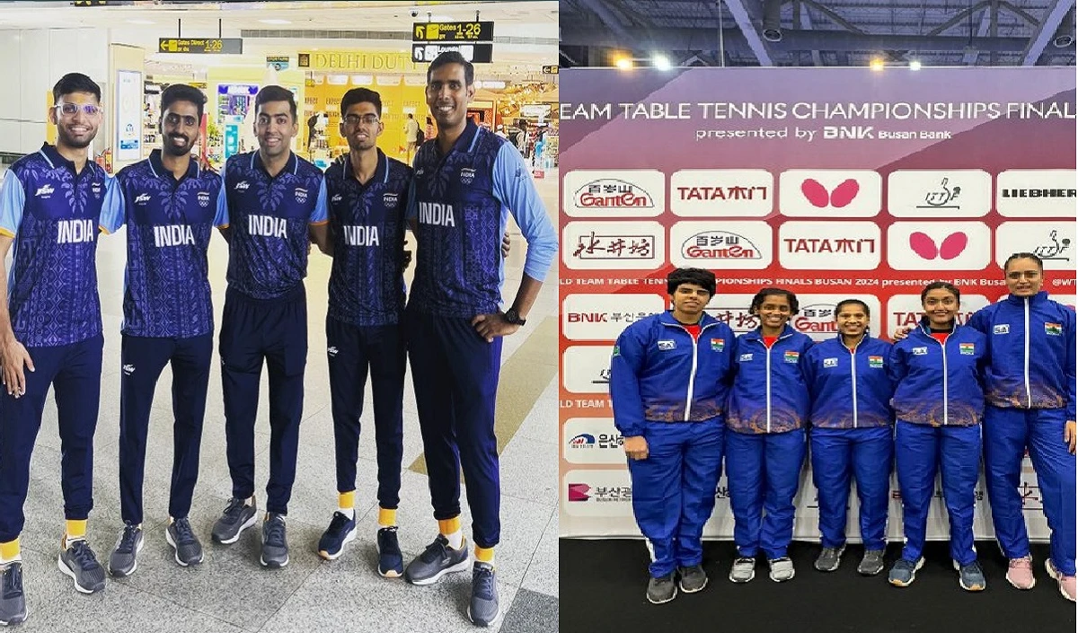भारतीय पुरुष और महिला टीमें विश्व टेबल टेनिस चैम्पियनशिप के नॉकआउट चरण में पहुंची