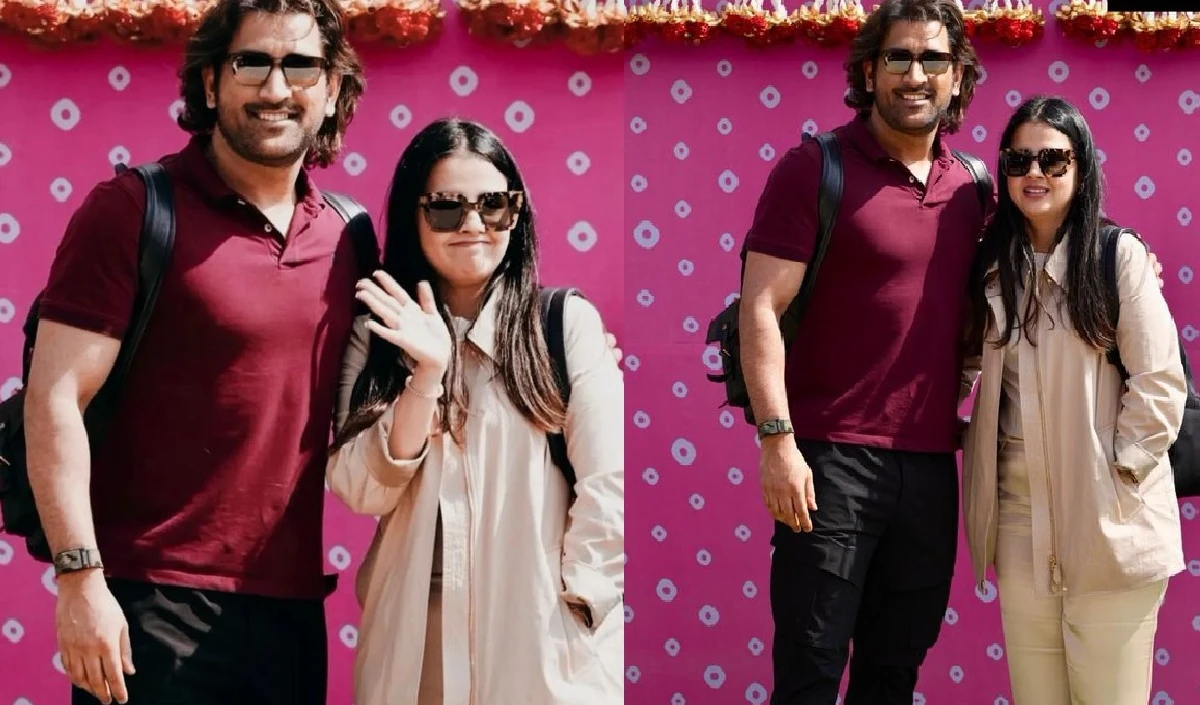 अनंत अंबानी के प्री वेडिंग फंक्शन में MS Dhoni और साक्षी ने लूटी महफिल- Photo