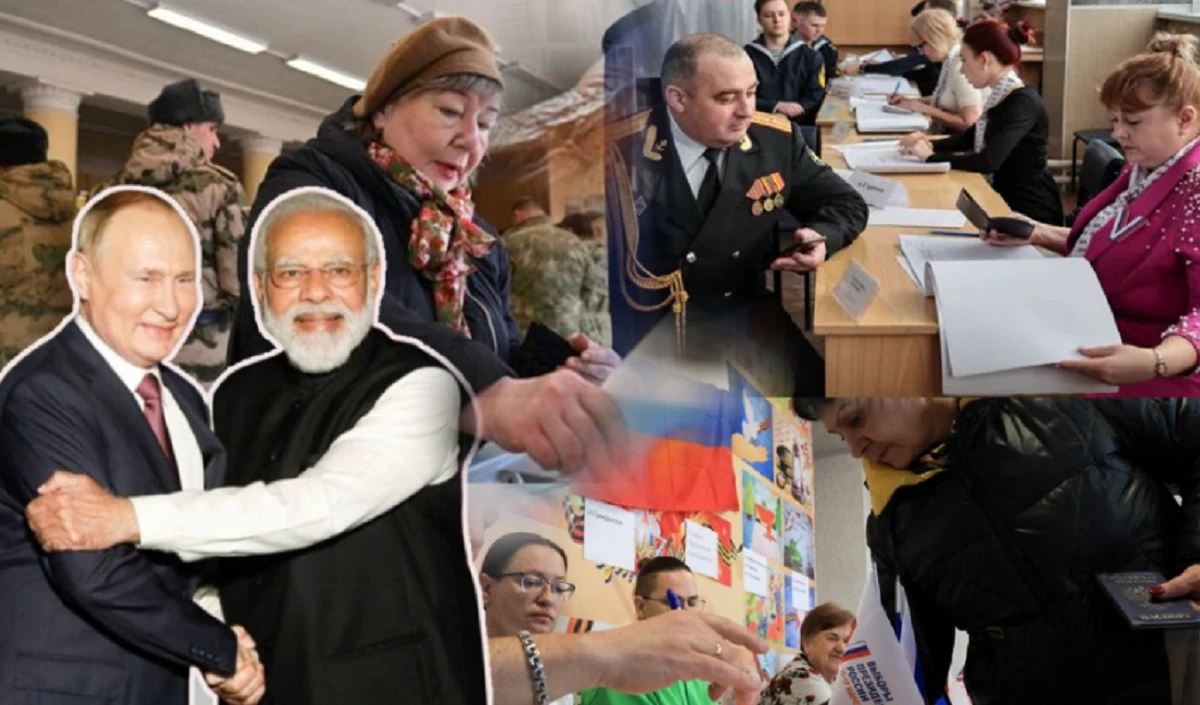 Russia Presidential Election 2024: दोस्त पुतिन के लिए भारत में हुई वोटिंग, लोगों ने जमकर किया मतदान