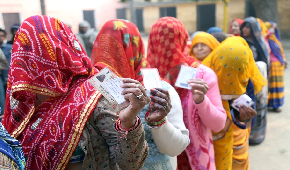 राजस्थान में 13 लोकसभा सीट पर शाम पांच बजे तक 59 प्रतिशत से अधिक मतदान