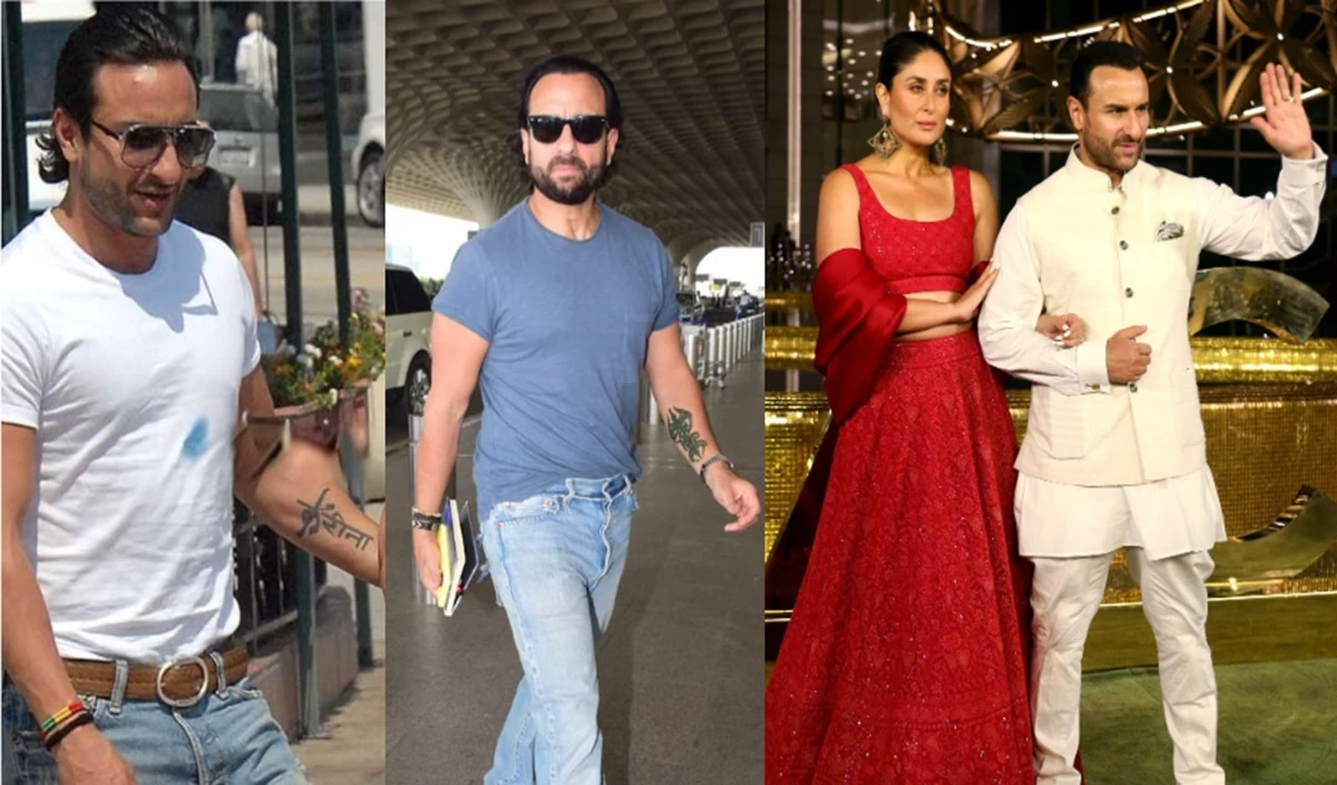 Saif Ali Khan ने हाथ से हटवाया Kareena के नाम का टैटू! तस्वीर हुई वायरल, लोग बोले- लगता है तीसरी बैगम आने वाली है!!