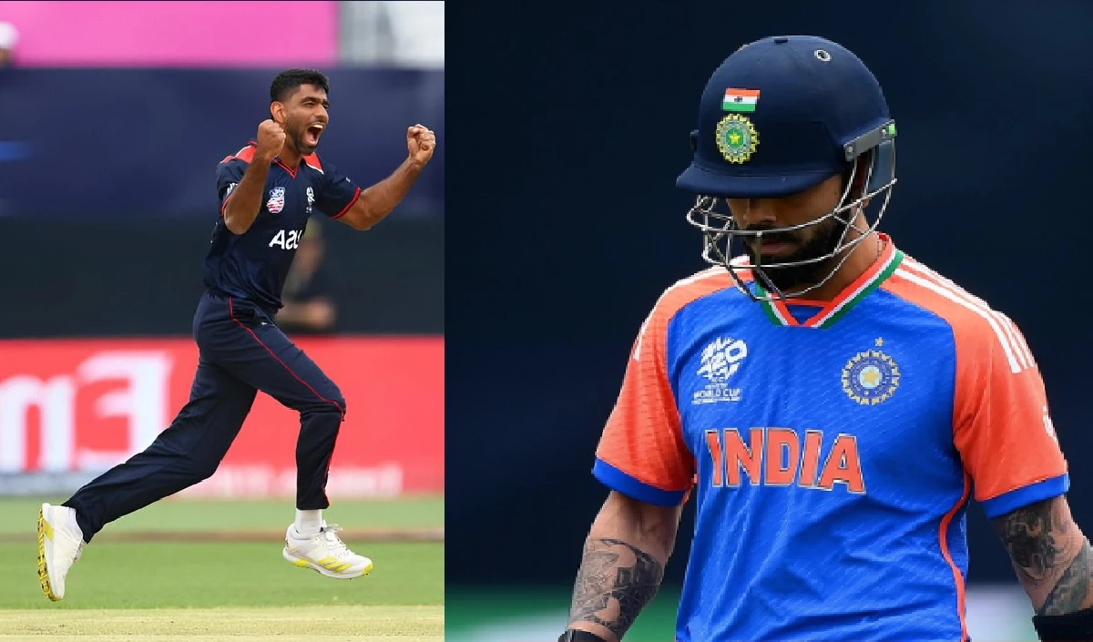 IND vs USA: विराट कोहली को डक आउट कर सौरभ नेत्रवलकर ने बनाया खास रिकॉर्ड, ICC टूर्नामेंट में हुआ पहली बार