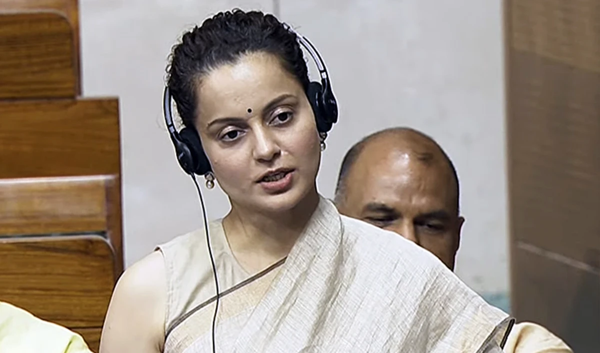 चुनाव जीतने के बाद संसद में Kangana Ranaut ने दिया पहला भाषण, हिमाचल की विभिन्न कलाओं के बारे में की बात | Watch Video