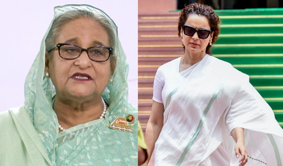 Bangladesh की पूर्व प्रधानमंत्री Sheikh Hasina भागकर आयी भारत, Kangana Ranaut ने किया रिएक्ट, कहा- ‘मुस्लिम देशों में कोई भी सुरक्षित नहीं’