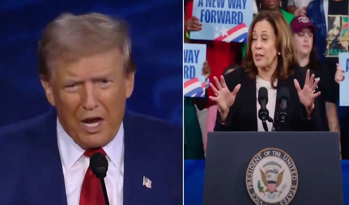 Vishwakhabram: US Presidential Debate में पिछड़ने वाले Trump के खेमे ने Kamala Harris के झुमकों को बताया ब्लूटूथ डिवाइस