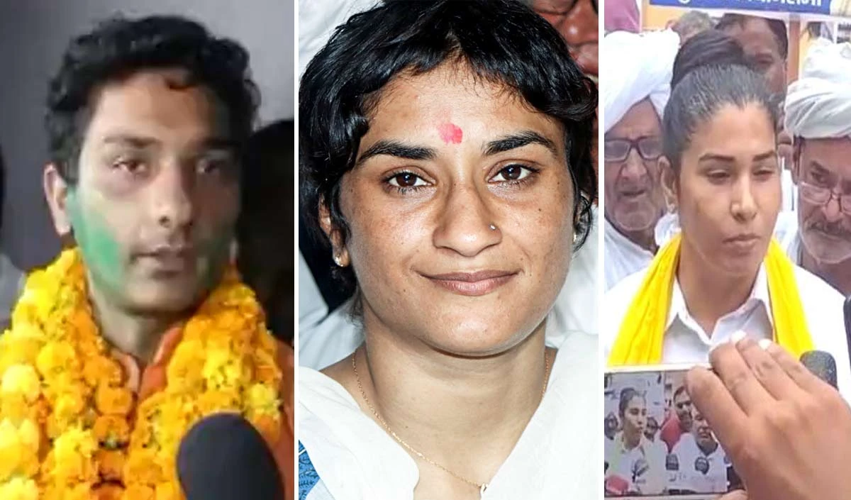 Julana में Vinesh Phogat, Kavita Dalal और Yogesh Bairagi के बीच त्रिकोणीय मुकाबला, Haryana की सबसे हॉट सीट पर सबकी नजर