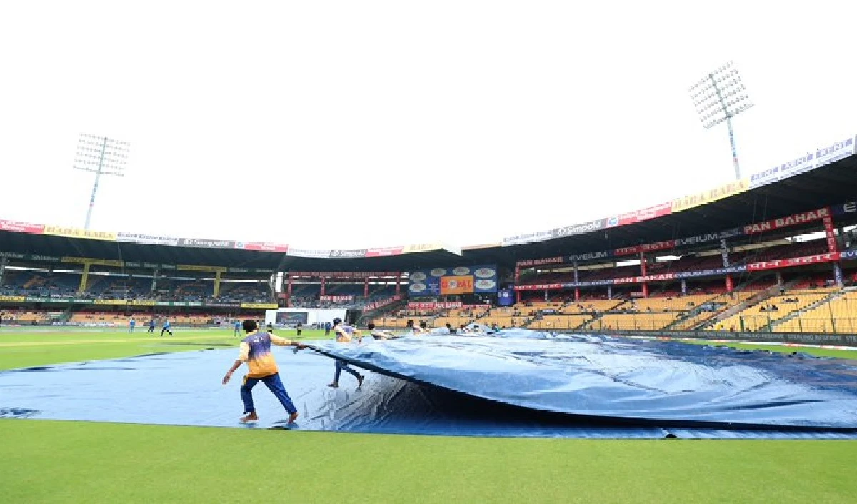 IND vs NZ: बारिश की भेंट चढ़ा पहले दिन का खेल, बेंगलुरु में टॉस तक भी नहीं हो सका