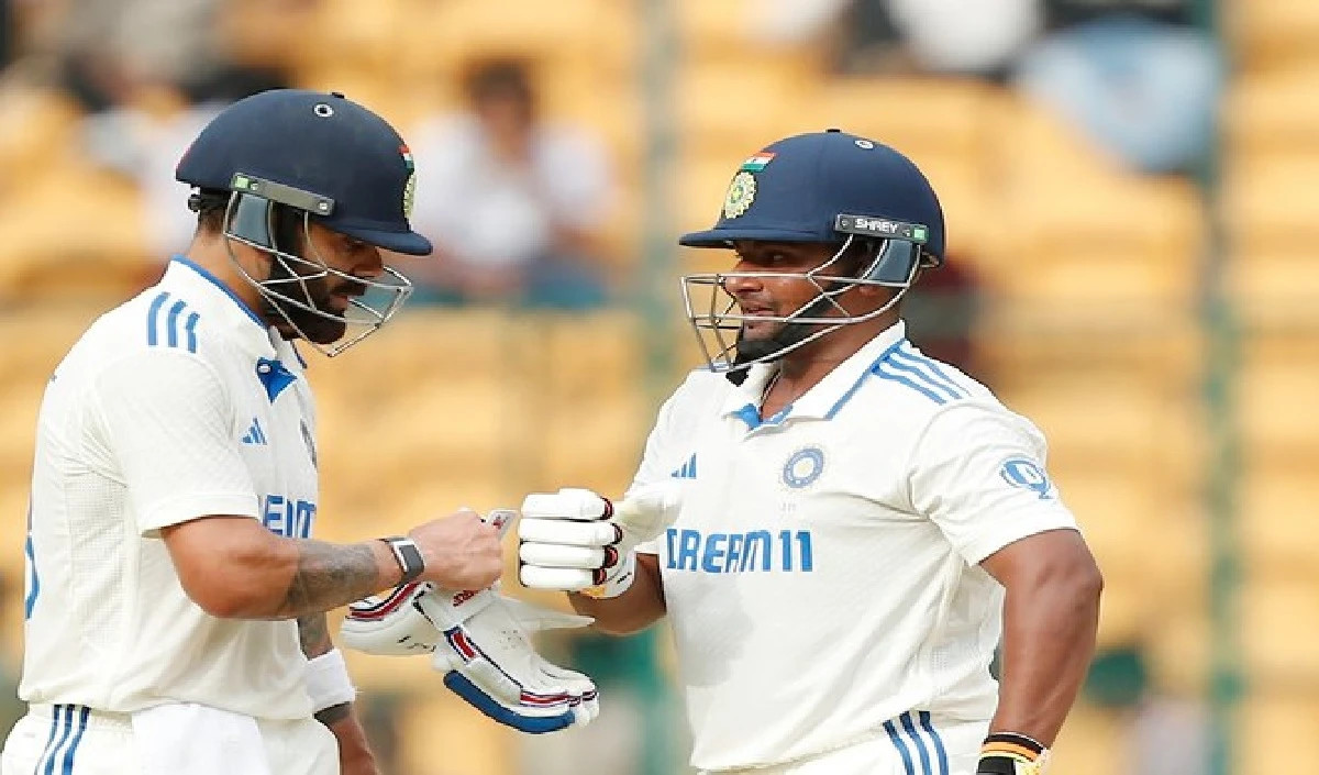 IND vs NZ 1st Test Day 3: दूसरी पारी में भारत का तगड़ा पलटवार, कोहली-सरफराज के बीच बेहतरीन पार्टनरशिप