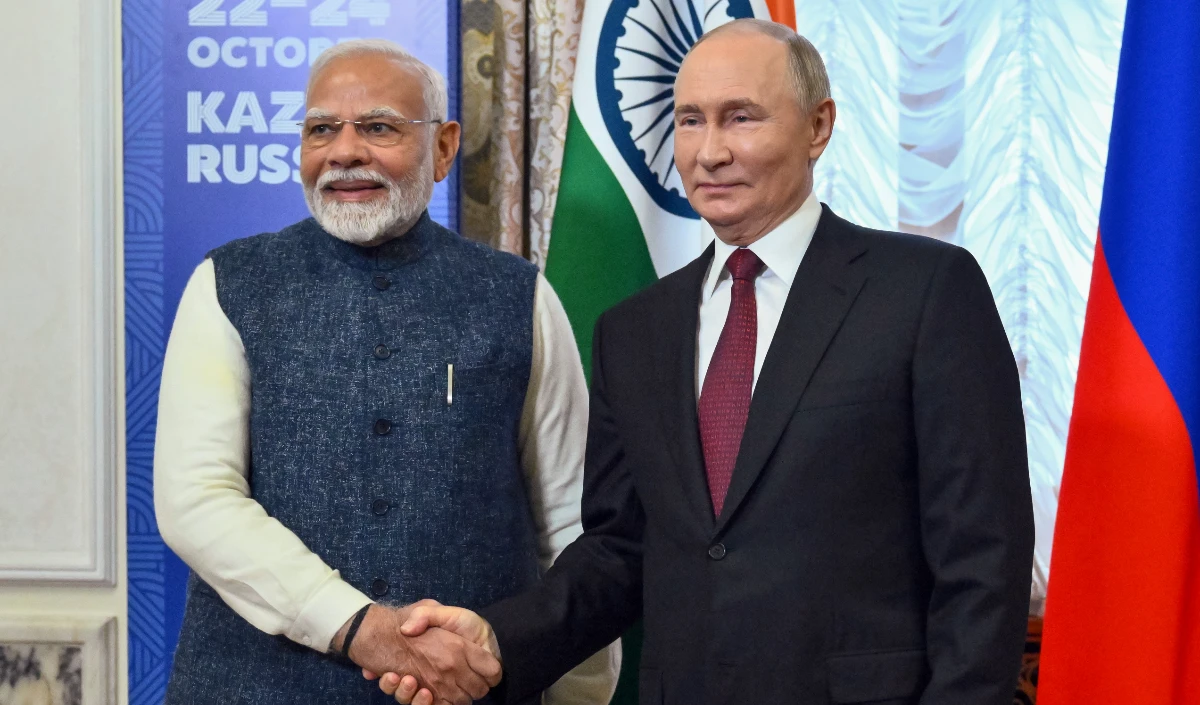 BRICS Summit 2024 | प्रधानमंत्री नरेंद्र मोदी ने व्लादिमीर पुतिन से कहा- यूक्रेन विवाद को सुलझाने के लिए भारत हरसंभव सहयोग देने को तैयार