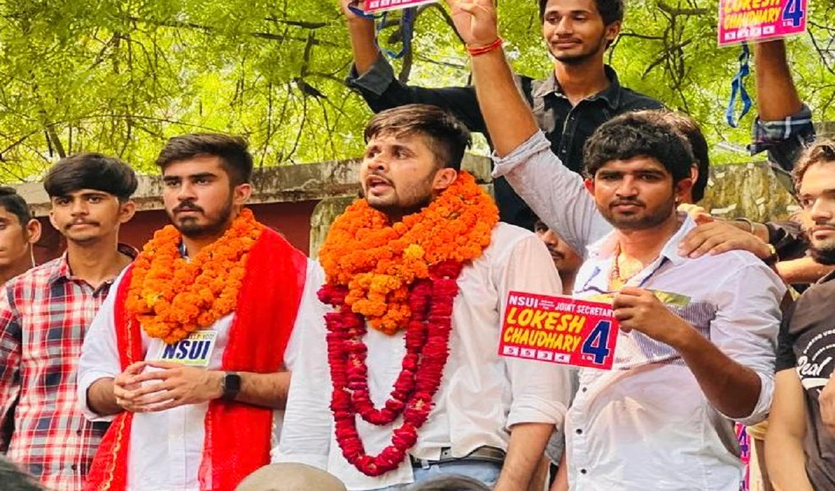 DUSU चुनाव में बड़ा उलटफेर, 10 साल बाद बना NSUI का अध्यक्ष, 2 सीटों पर ABVP का कब्जा