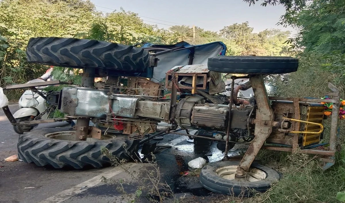 कर्नाटक में संपत्ति विवाद में एक व्यक्ति ने अपने भाई पर चढ़ाया ट्रैक्टर, गिरफ्तार