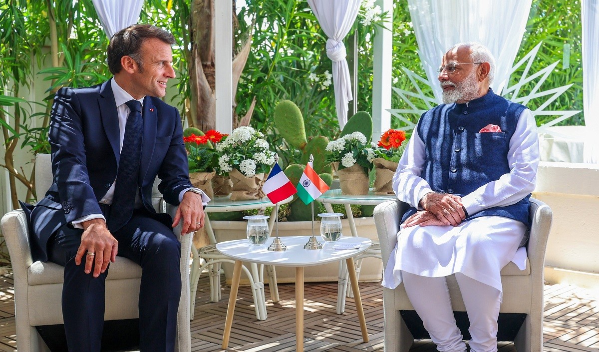 Modi-Macron की मुलाकात को लेकर आ गया विदेश मंत्रालय का बयान, कहा- हमने फ्रांस का निमंत्रण स्वीकार कर लिया है