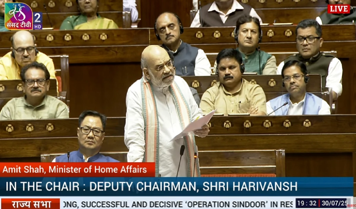 PoK आपने दिया, लेकिन लेने का काम हम करेंगे, शाह का कांग्रेस पर निशाना, बोले- हमारा नेतृत्व ब्रह्मोस भेजता है, डोजियर नहीं