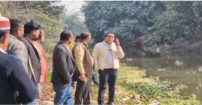 Ballia-कटहल नाला के सौन्दर्यीकरण की दिशा में कार्य हुआ शुरू