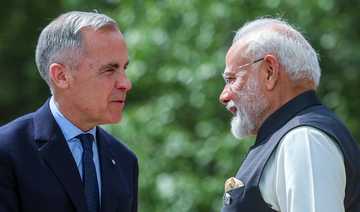 ट्रंप के टेंट्रम से तंग हो रहा Canada! नयी आस के लिए PM Mark Carney का भारत दौरा | Mark Carney India Visit