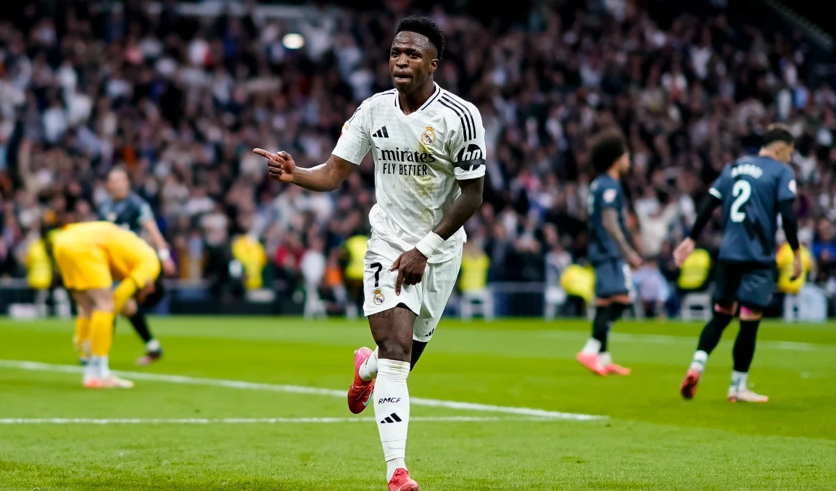 Vinicius Jr. का ‘Crying’ Celebration वायरल, Manchester City पर जीत के बाद मैदान में मचा बवाल।