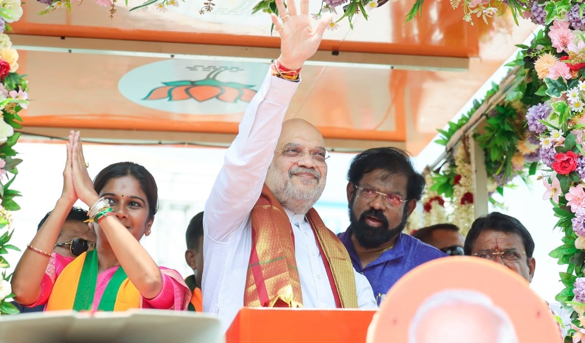 तमिलनाडु में Amit Shah की हुंकार, बोले- भ्रष्टाचारी DMK और Congress को जनता सबक सिखाएगी
