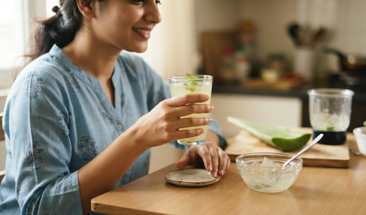Aloe Vera Juice से मजबूत होगा Digestion, Skin और बालों को मिलेंगे कई पोषक तत्व