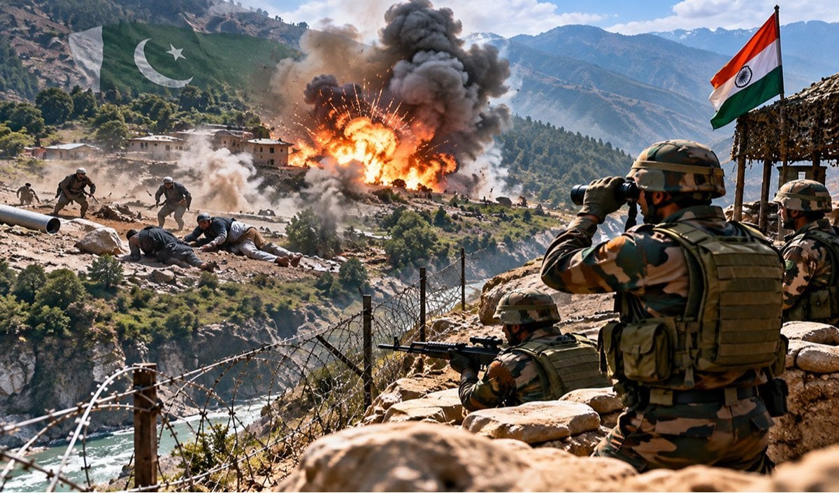 LoC पर PoK की तरफ धमाके से 4 आतंकियों के चीथड़े उड़े, Indian Army ने बढ़ाई चौकसी